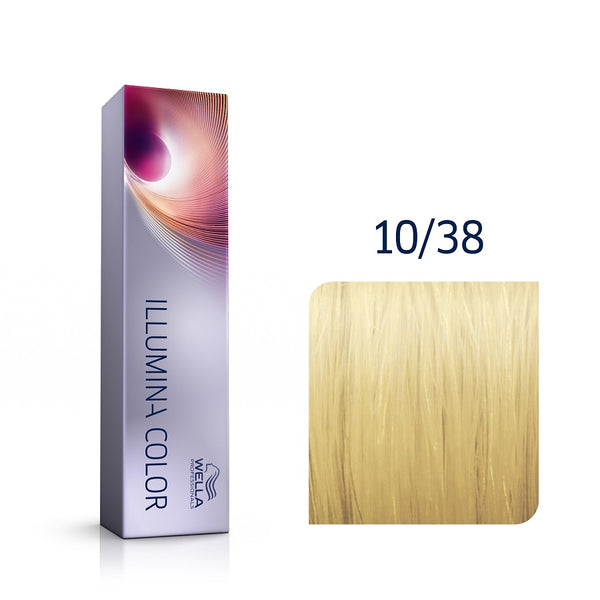 Wella Professionals Illumina Color Κατάξανθο Χρυσό Περλέ 10/38 60ml - Romylos All About Hair