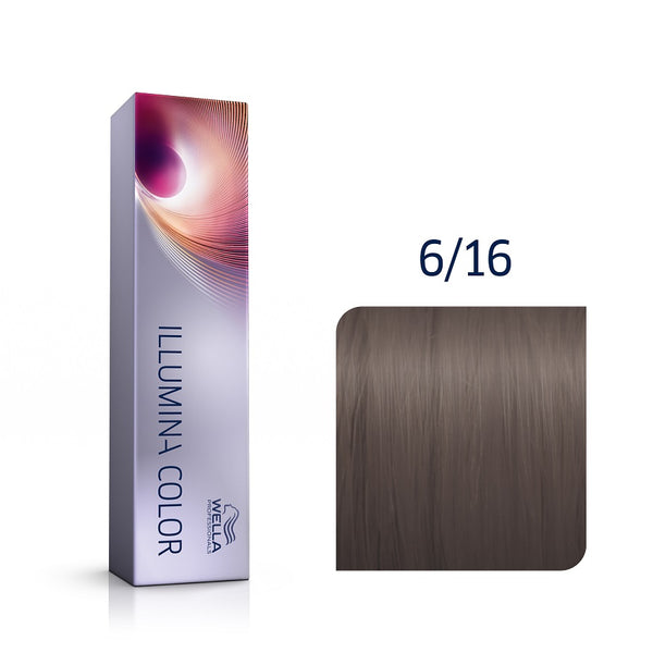 Wella Professionals Illumina Color Ξανθό Σκούρο Σαντρέ Βιολέ 6/16 60ml - Romylos All About Hair