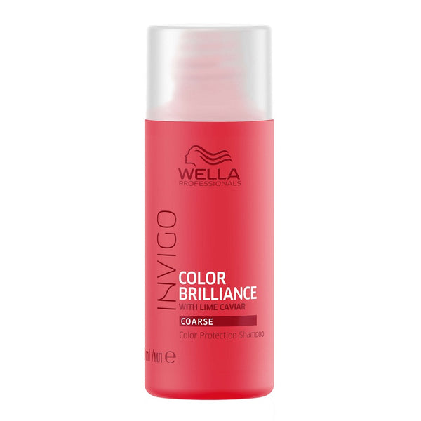 Wella Professional Invigo Color Brilliance Shampoo Coarse Hair 50ml - Romylos All About Hair