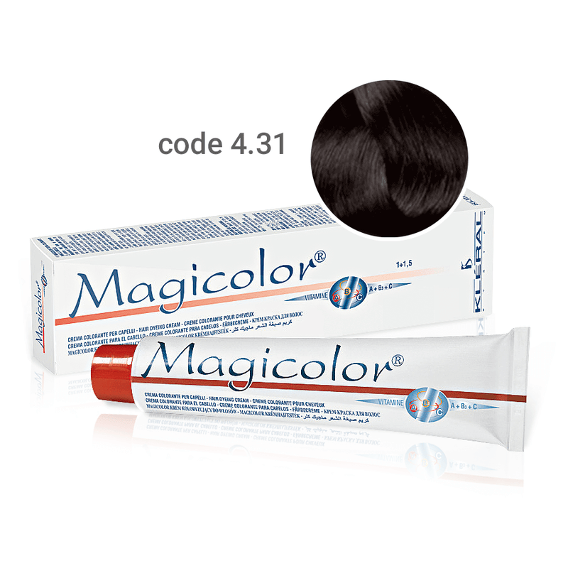 Kleral Magicolor Κρέμα Βαφής Μαλλιών 4.31 Σοκολά Σκούρο 100ml