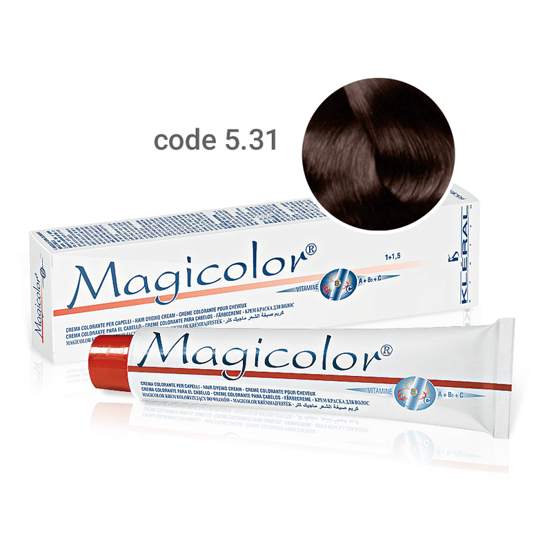 Kleral Magicolor Κρέμα Βαφής Μαλλιών 5.31 Σοκολάτα Γάλακτος 100ml