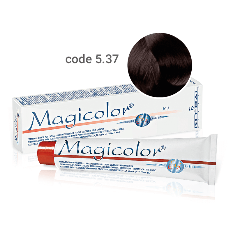 Kleral Magicolor Κρέμα Βαφής Μαλλιών 5.37 Σοκολάτα Bacio 100ml