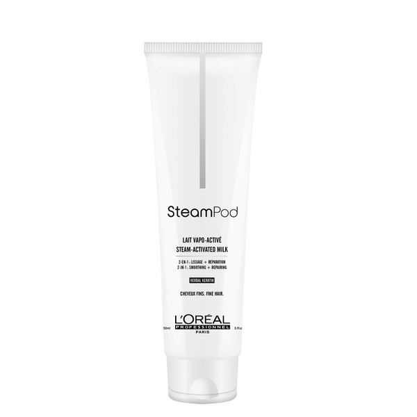 L'Oréal Professionnel Steampod Smoothing Cream για λεπτά μαλλιά 150ml - Romylos All About Hair