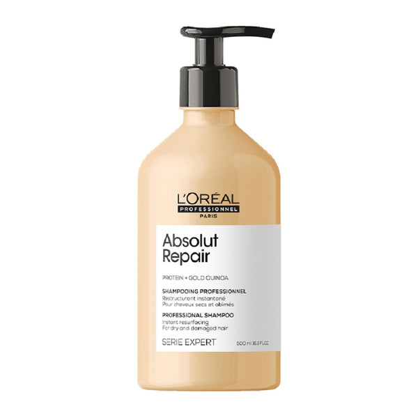 L'Oréal Professionel Absolut Repair Gold Quinoa Shampoo 500ml - Romylos All About Hair