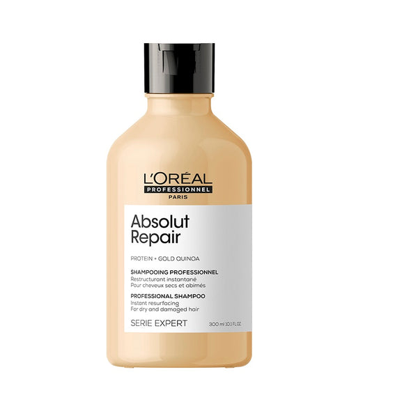 L'Oréal Professionnel Absolut Repair Gold Quinoa Shampoo 300ml - Romylos All About Hair