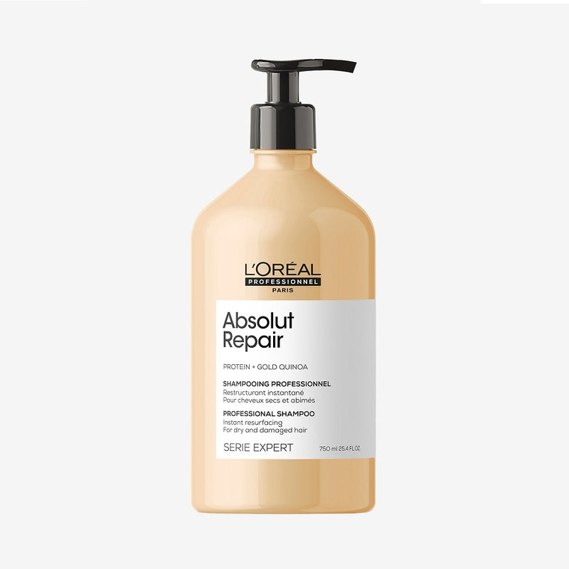 L'Oréal Professionnel Absolut Repair Gold Quinoa + Protein Conditioner 750ml - Romylos All About Hair