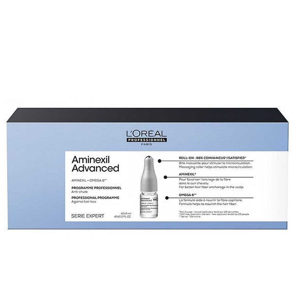 L'Oréal Professionnel Aminexil Advanced αμπούλες 42X6ml - Romylos All About Hair