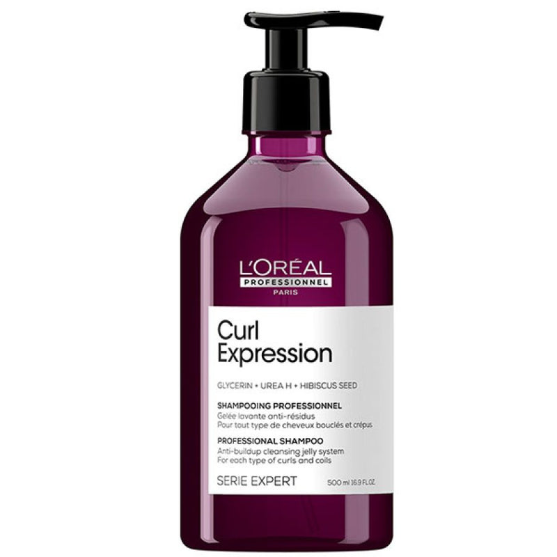 L'Oréal Professionnel Curl Expression Anti-Buildup Cleansing Jelly Shampoo 500ml - Romylos All About Hair