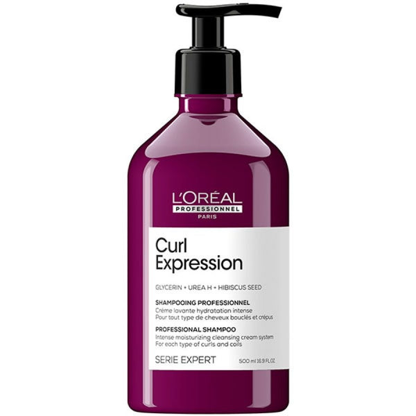 L'Oréal Professionnel Curl Expression Intense Moisturizing Cleansing Cream Shampoo 500ml - Romylos All About Hair