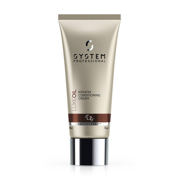 System Professional Fibra LuxeOil Keratin Conditioning Cream 200ml (L2) - Romylos All About Hair