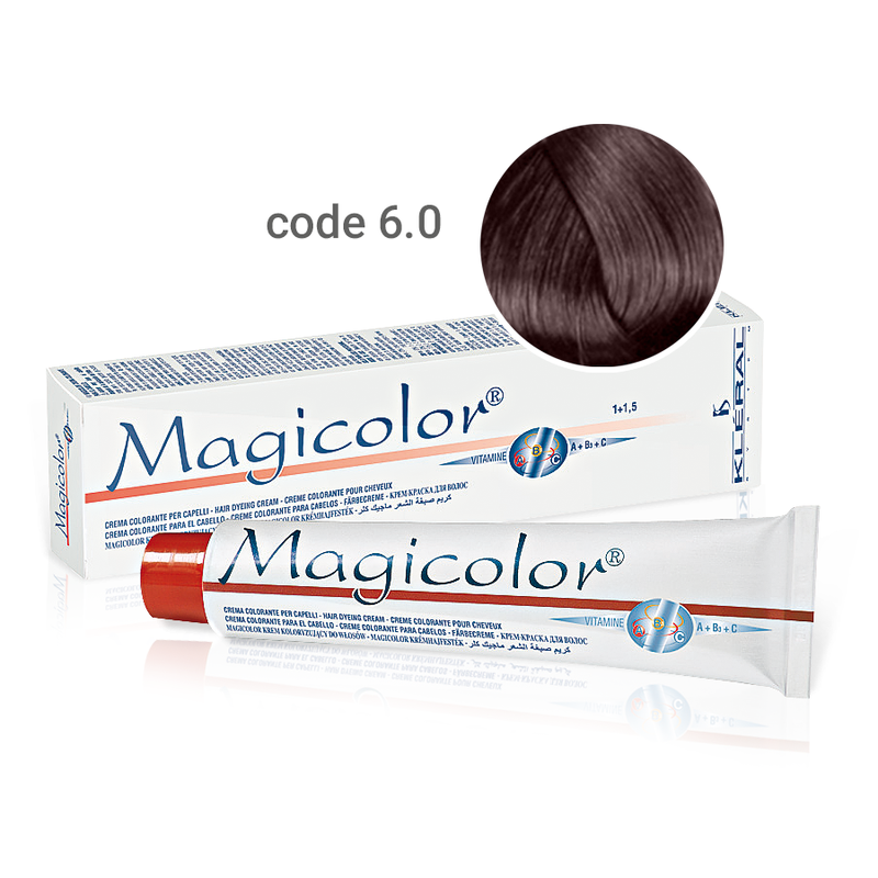 Kleral Magicolor Κρέμα Βαφής Μαλλιών 6.0 Ξανθό Σκούρο Έντονο 100ml - Romylos All About Hair