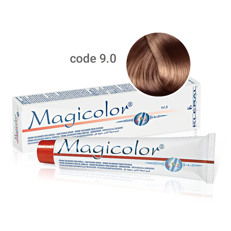 Kleral Magicolor Κρέμα Βαφής Μαλλιών 9.0 Ξανθό Πολύ Ανοικτό Έντονο 100ml - Romylos All About Hair