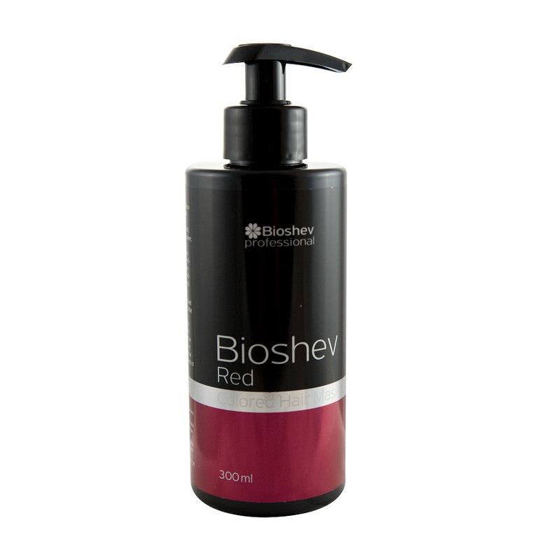 Bioshev Professional Red Mask With Silk & Keratin 300ml - Romylos All About Hair