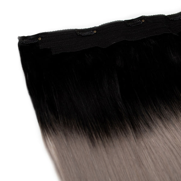 Seamless1 Hair Extensions Τρέσα Με Κλιπ Salt & Pepper 55cm - Romylos All About Hair