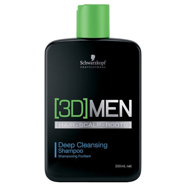 Schwarzkopf Professional 3D Men Deep Cleansing Shampoo 250ml - Romylos All About Hair