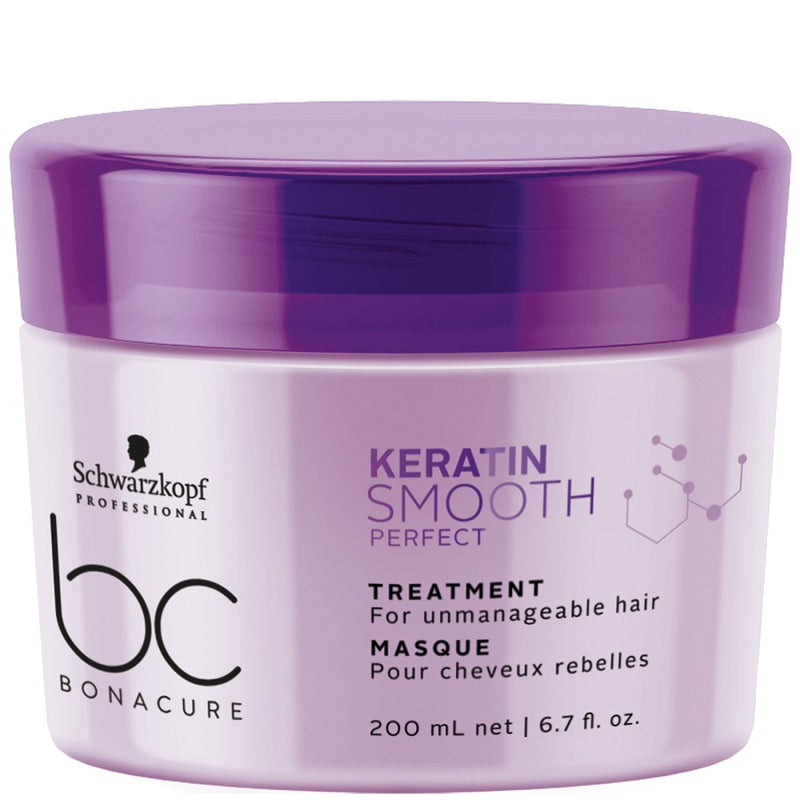 Schwarzkopf Professional BC Bonacure Keratin Smooth Perfect Treatment Mask 200ml - Romylos All About Hair