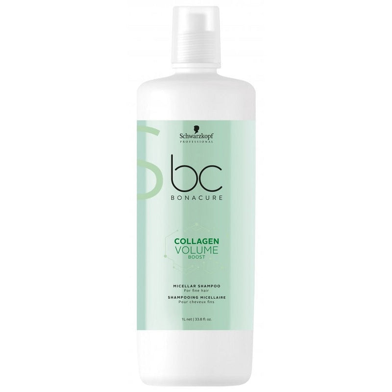 Schwarzkopf Professional Bc Bonacure BC Bonacure Collagen Volume Boost Micellar Shampoo 1000ml - Romylos All About Hair