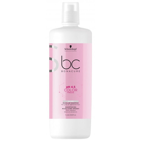 Schwarzkopf Professional Bc Bonacure Color Freeze Silver Micellar Shampoo 1000ml - Romylos All About Hair