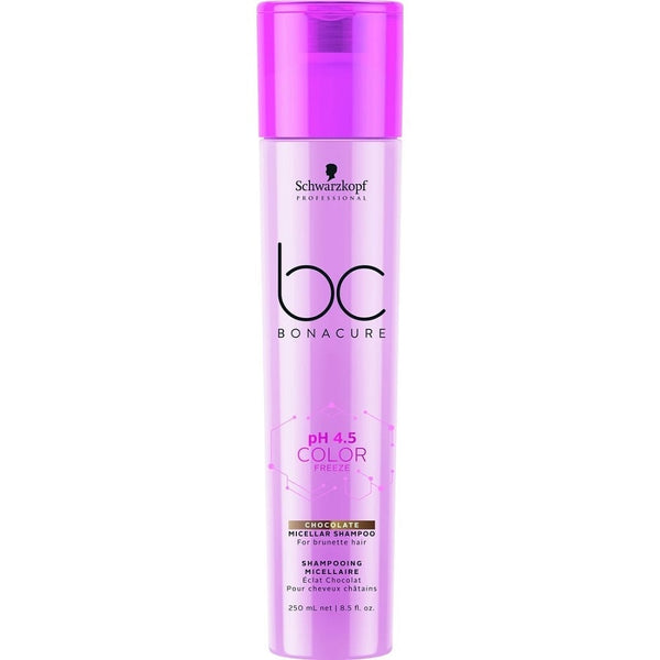 Schwarzkopf Professional Bc Bonacure Color Freeze Chocolate Micellar Shampoo 250ml - Romylos All About Hair
