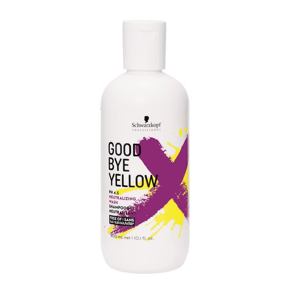 Schwarzkopf Professional Good Bye Yellow Shampoo 300ml - Romylos All About Hair
