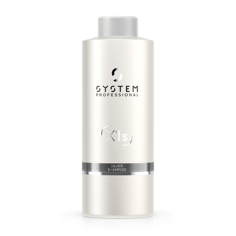 System Professional Extra Silver Shampoo 1000ml (X1S) - Romylos All About Hair