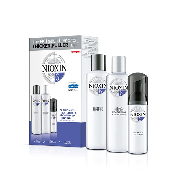 Nioxin Kit Σύστημα 6 (Σαμπουάν 150ml, Conditioner 150ml & Θεραπεία 40ml) - Romylos All About Hair