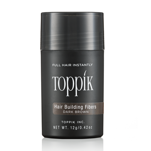 Toppik Hair Building Fibers Καστανό Σκούρο/Dark Brown 12gr - Romylos All About Hair