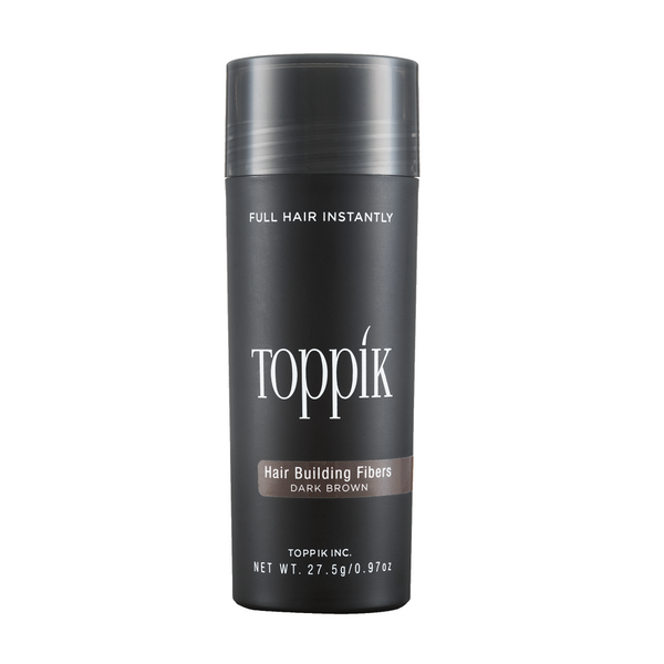 Toppik Hair Building Fibers Καστανό Σκούρο/Dark Brown 27.5gr - Romylos All About Hair