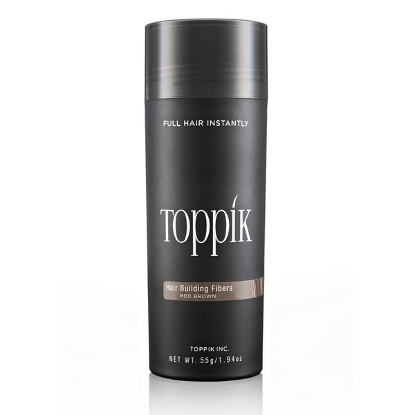 Toppik Hair Building Fibers Καστανό/Medium Brown 55gr - Romylos All About Hair