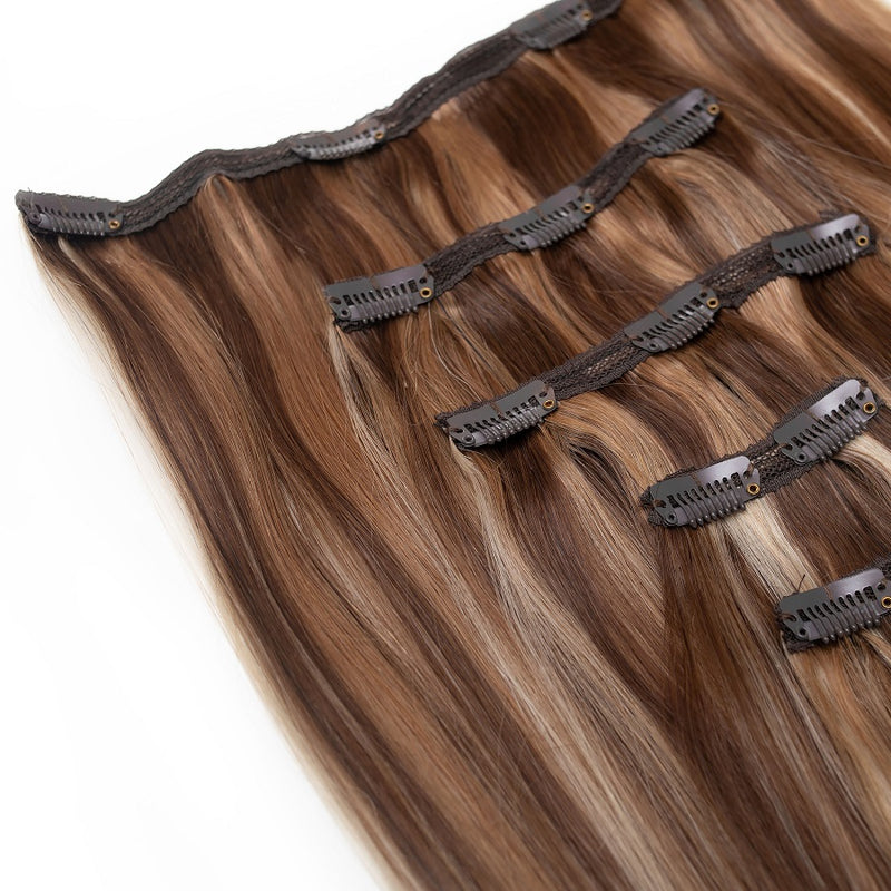 Seamless1 Hair Extensions Τρέσα Με Κλιπ 5 Κομμάτια Vanilla Blend 55εκ - Romylos All About Hair