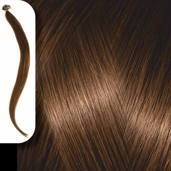 Yanni Extensions Gold Τούφες Κερατίνης No 6.0 Ξανθό Σκούρο 50cm - Romylos All About Hair