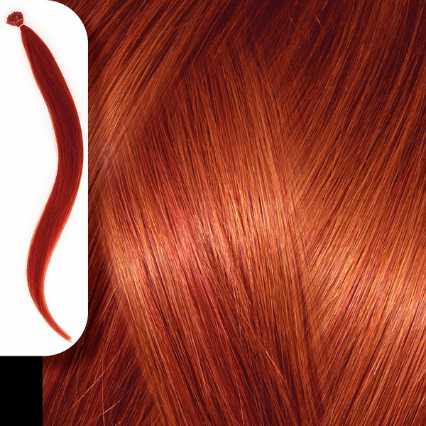Yanni Extensions Gold Τούφες Κερατίνης No 7.44 Ξανθό Χάλκινο Ενισχυμένο 50cm - Romylos All About Hair