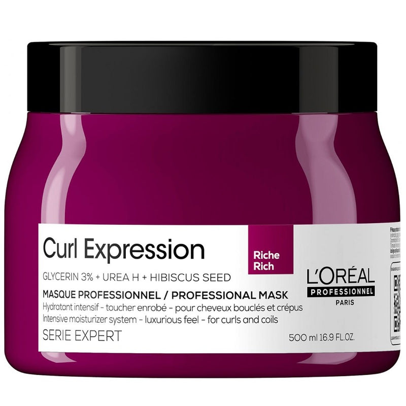 L'Oréal Professionnel Curl Expression Intensive Moisturizer Rich Mask 500ml - Romylos All About Hair