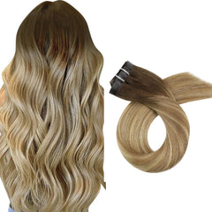 Τρέσα Με Κλιπ Φυσική Τρίχα  Balayage  No 3/8/22 - Romylos All About Hair